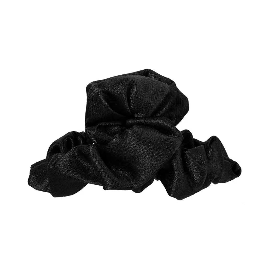 Midnight Cloud – Black Satin Hair Claw - Una
