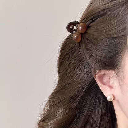 Pearl Pop – Petite Beaded Claw Clip - Una