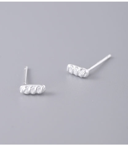 Petit Bites – Mini Sterling Silver Stud Earrings - Una