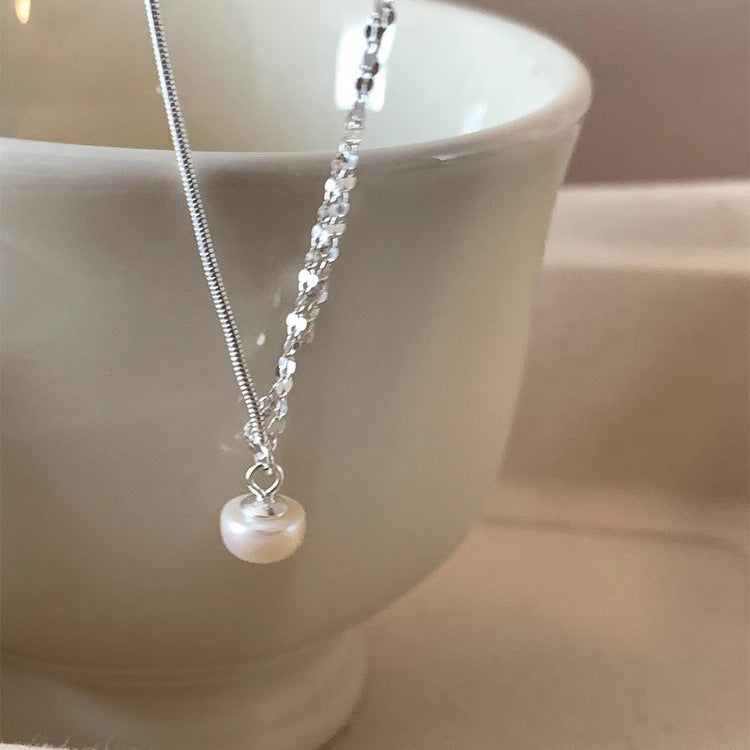 Ocean's Whisper – Freshwater Pearl Necklace - Una