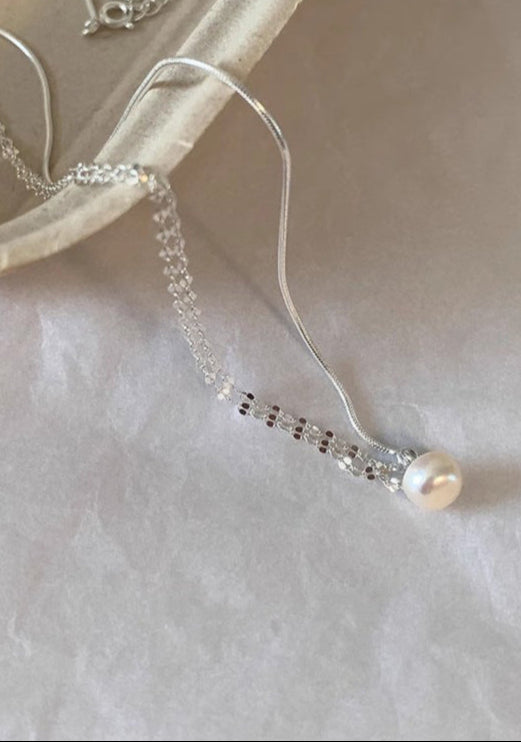 Ocean's Whisper – Freshwater Pearl Necklace - Una